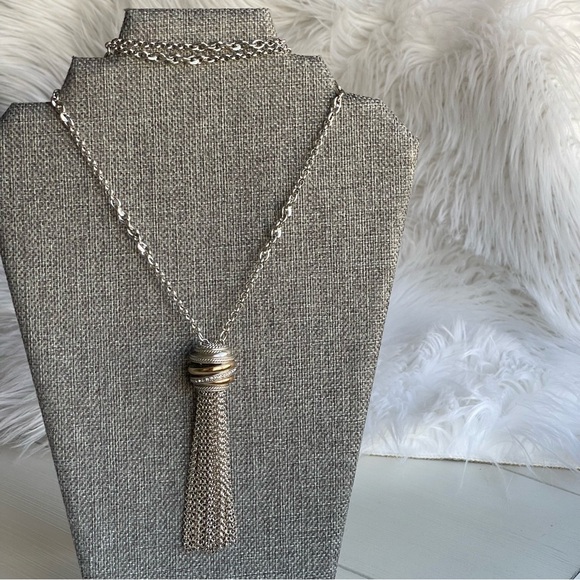 BRIGHTON | Neptune's Rings Tassel 38" - 40" Adjustable 4" Drop Pendant Necklace - Picture 11 of 14